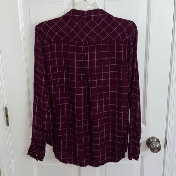 🔥3/$20🔥 Harper long sleeve tie front blouse size S - Picture 7 of 11